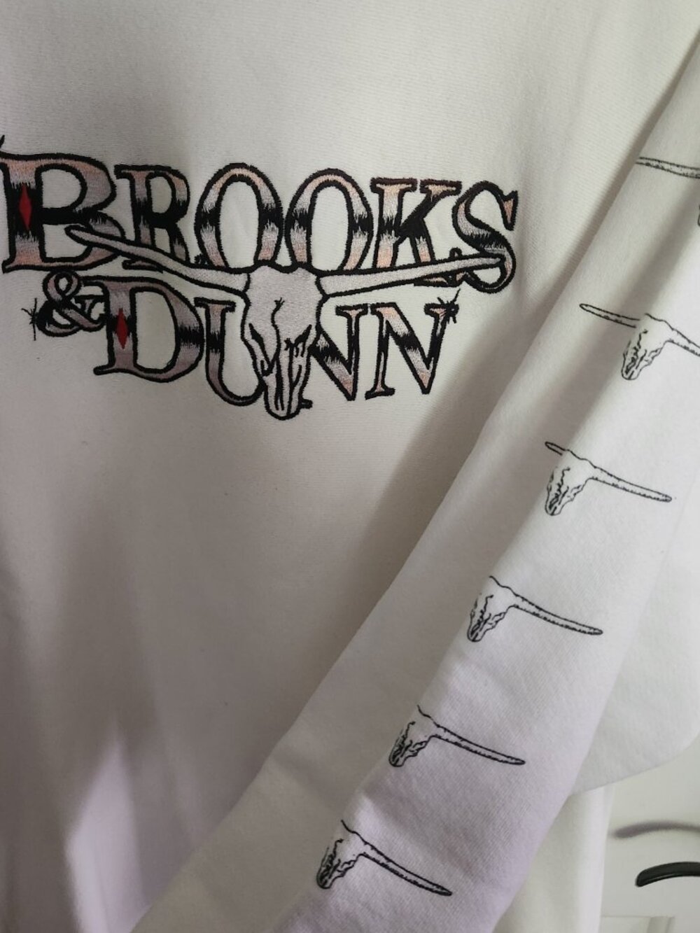 Santee Brooks and Dunn Neon Circus Tour Large Sweatshirt Vintage Country Hvywt - Picture 7 of 12